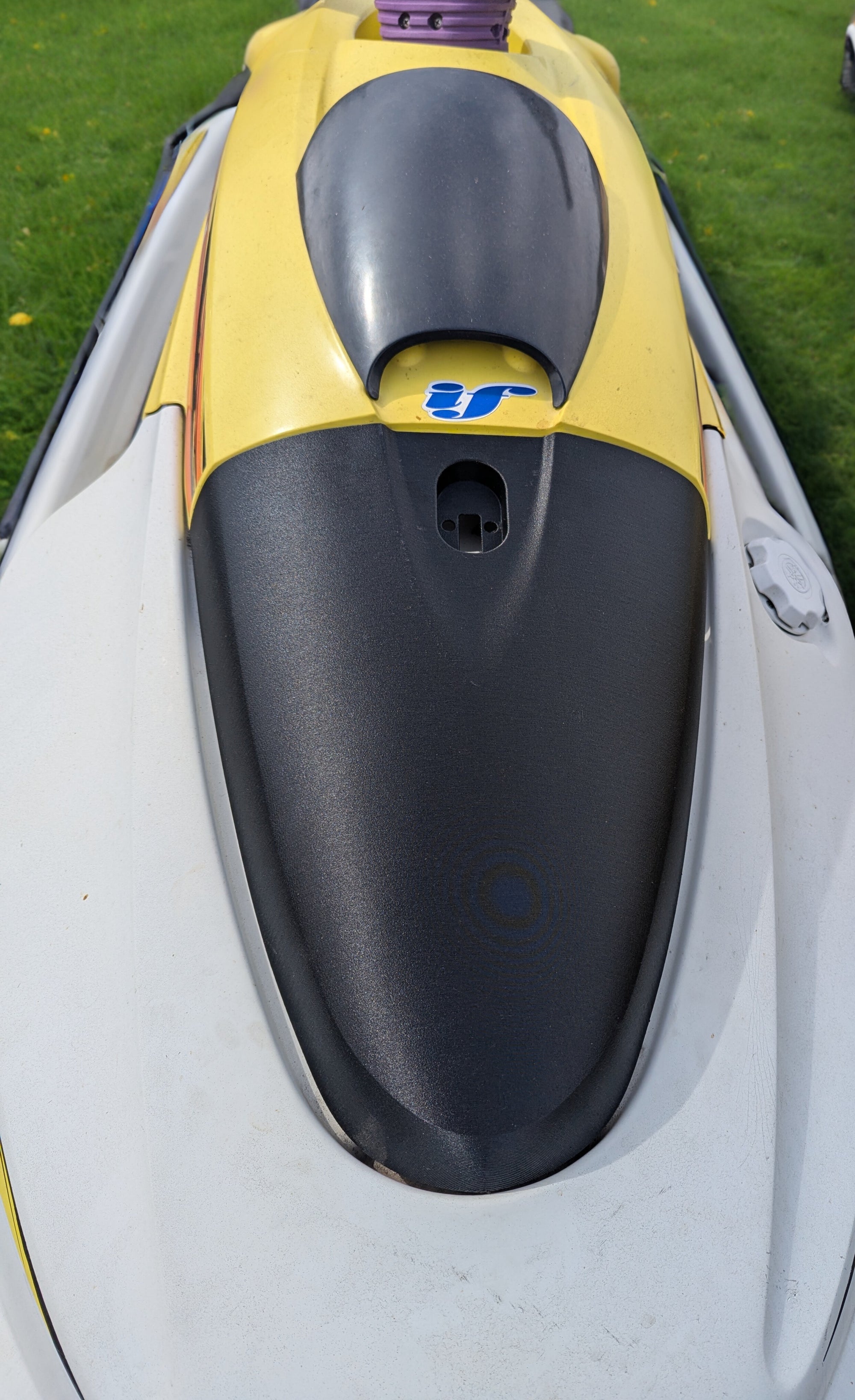 Custom 3D Printed Hood for Yamaha WaveBlaster 2 760 Black