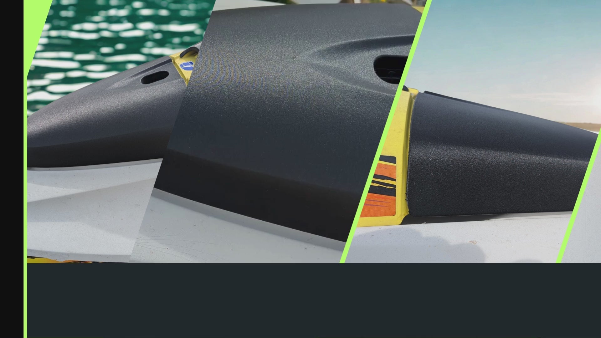Custom 3D Printed Hood for Yamaha WaveBlaster 2 760 Black